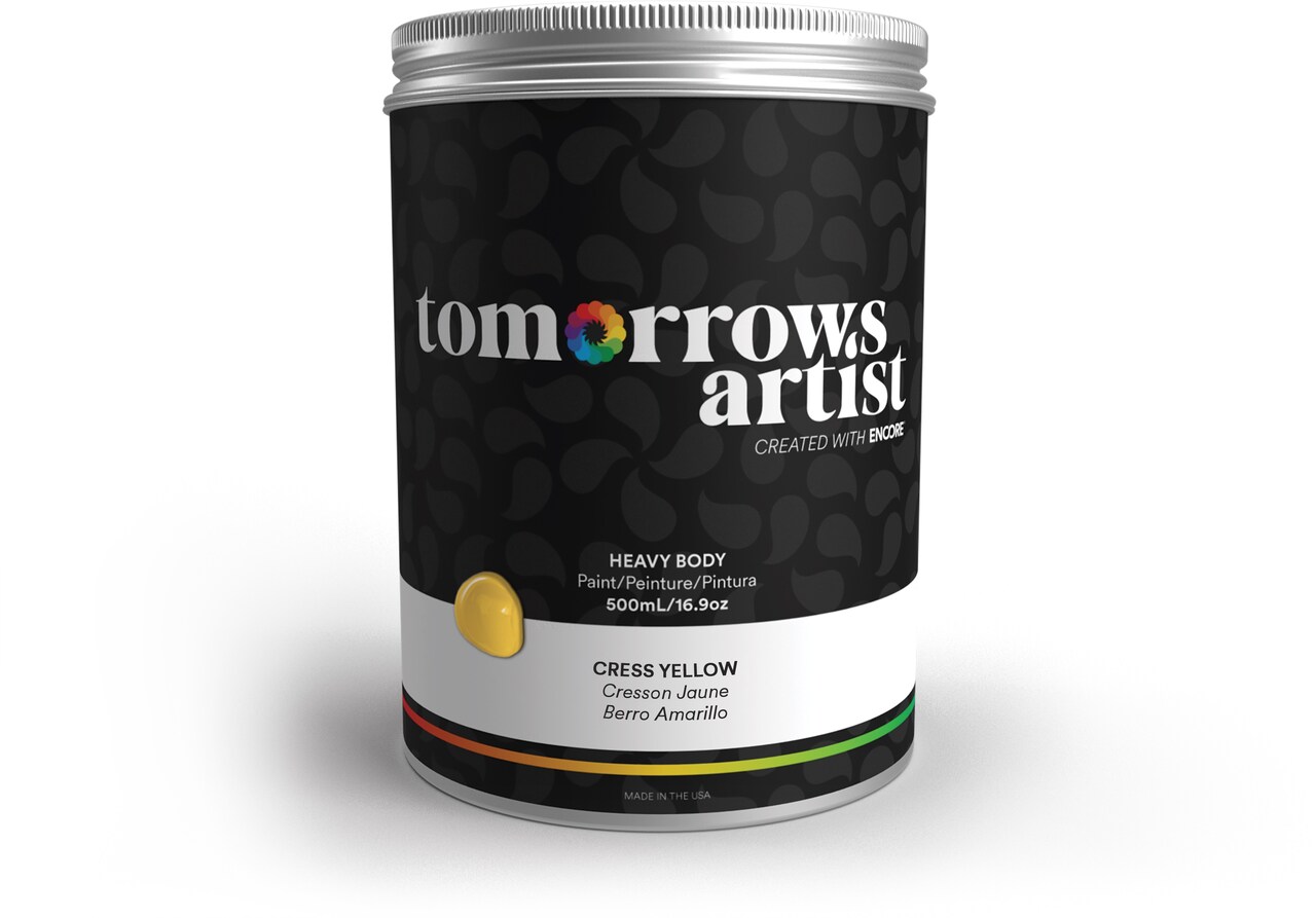 Tomorrows Artist: Heavy Body Eco-Friendly Sustainable Acrylic Art Paint 100ml/3.38oz, 250ml/8.45oz, 500ml/16.91oz, 1000ml/33.81oz